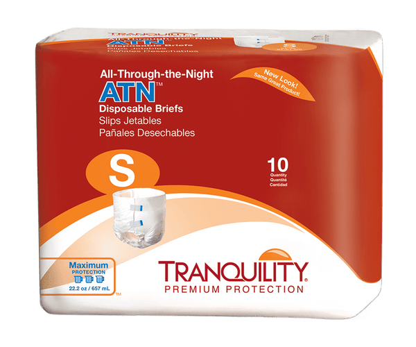 Tranquility AIR Plus Bariatric Disposable Briefs 4X- 5X Large 8/Bg - Med  Supplies