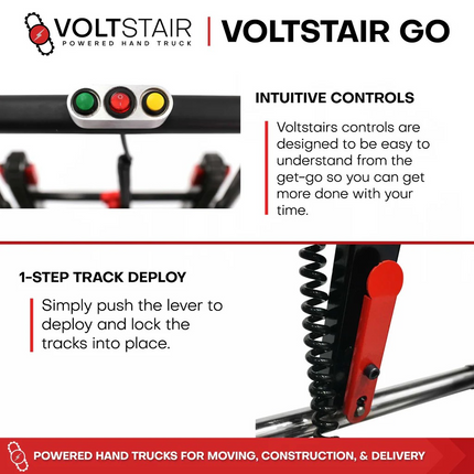 Voltstair Go – Lightweight Motorized Stair Climbing Hand Truck