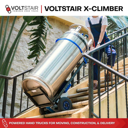 Voltstair X-Climber – Motorized Stair Climbing Hand Truck with 375 lb Capacity