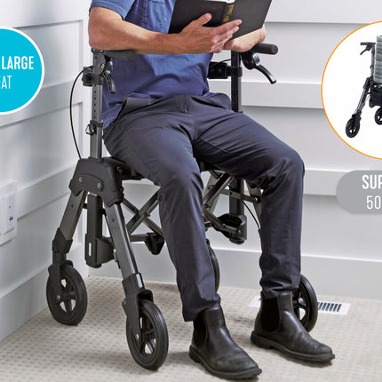 EZ Fold-N-Go Rollator HD