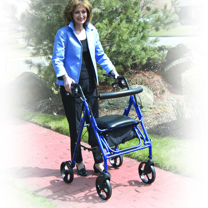 Duet Dual Function Transport Wheelchair Walker Rollator