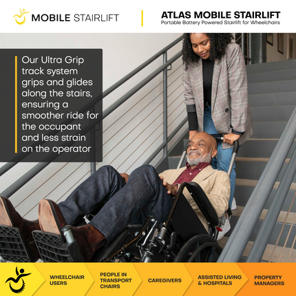 Atlas Portable Wheelchair Stairlift