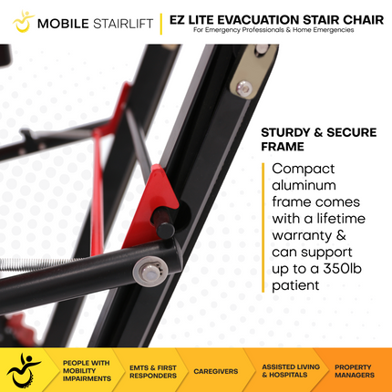 EZ LITE Evacuation Foldable Medical Stair Lift Chair