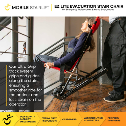 EZ LITE Evacuation Foldable Medical Stair Lift Chair