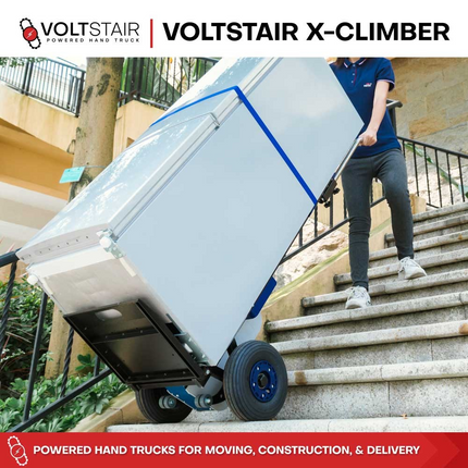 Voltstair X-Climber – Motorized Stair Climbing Hand Truck with 375 lb Capacity