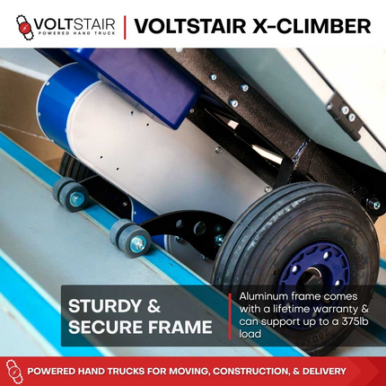 Voltstair X-Climber – Motorized Stair Climbing Hand Truck with 375 lb Capacity