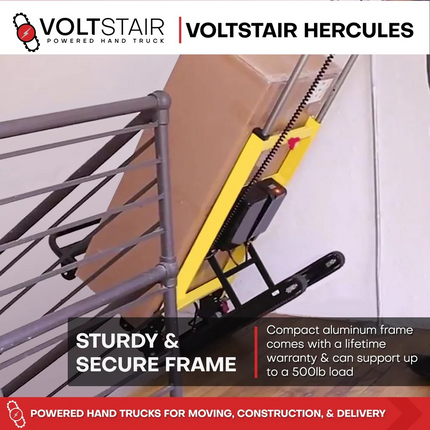 Voltstair Hercules – Electric Stair Climbing Hand Truck with 500 lb Capacity