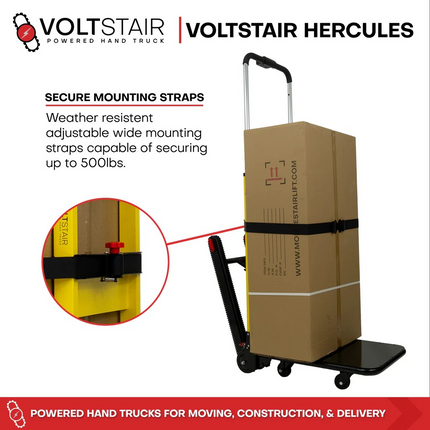 Voltstair Hercules – Electric Stair Climbing Hand Truck with 500 lb Capacity