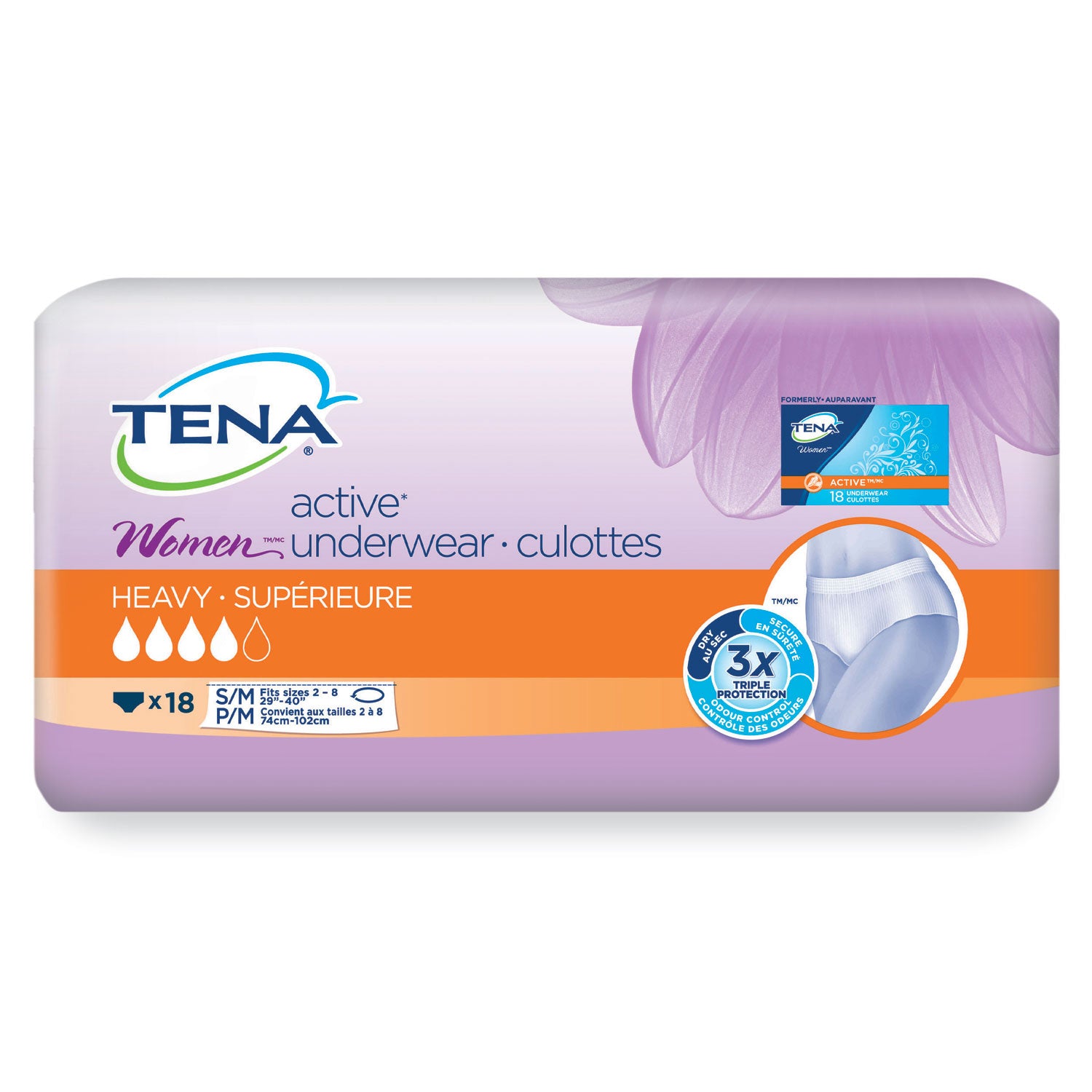 TENA® Women™ Super Plus Heavy Protective Incontinence Underwear, Super  Absorbency, Small/Medium